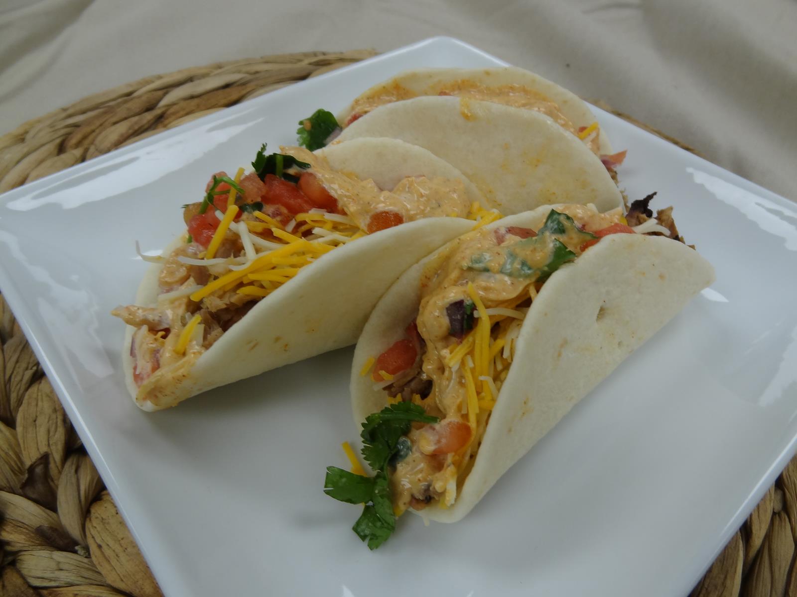 pork and chicken tacos